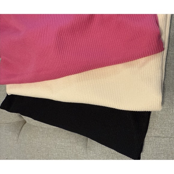 Real Essentials Short Sleeve Bodysuit 3 pack size 3X  Plus size crew bodysuit - Picture 1 of 11
